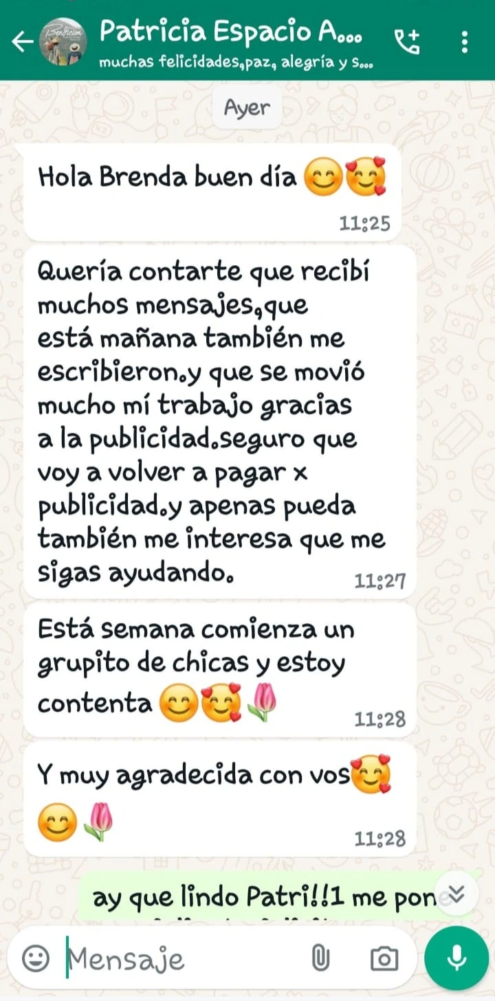 Testimonio de cliente sobre servicios de DigitalBloomKT